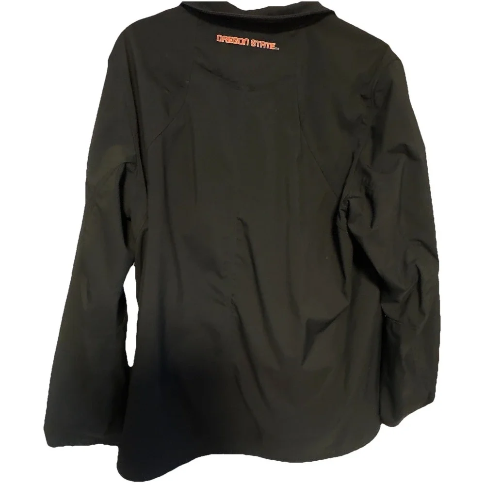Nike Oregon‎ State Beavers Full Zip Jacket Men's Medium Black Orange Athletic